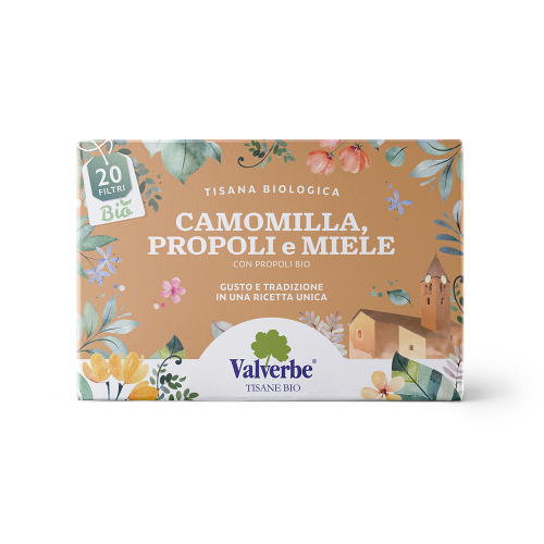 Tisana Camomilla, Propoli e Miele - Valverbe