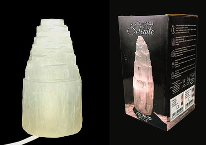Lampada in Selenite