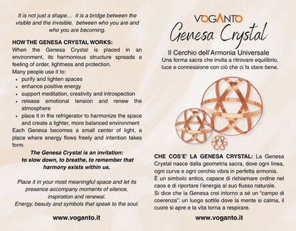 Genesa Crystal in Rame – Ø 8 cm
