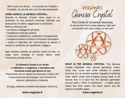 Genesa Crystal in Rame – Ø 16 cm