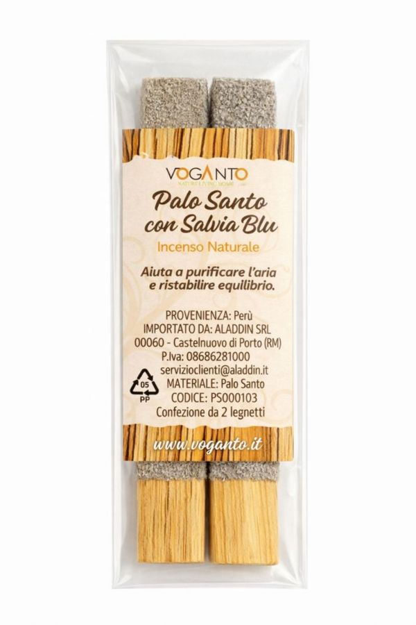 Palo Santo con Salvia Blu - Purificazione ed Equilibrio