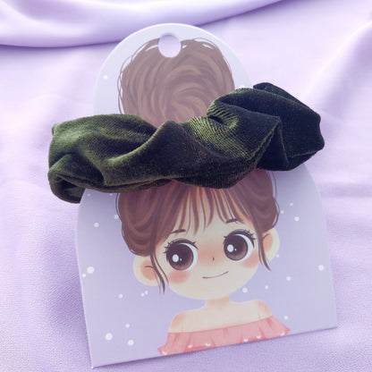 Scrunchies morbidi per capelli