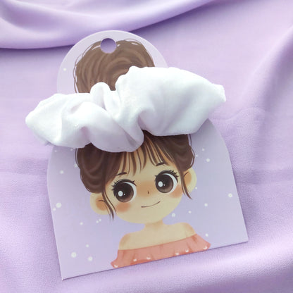 Scrunchies morbidi per capelli