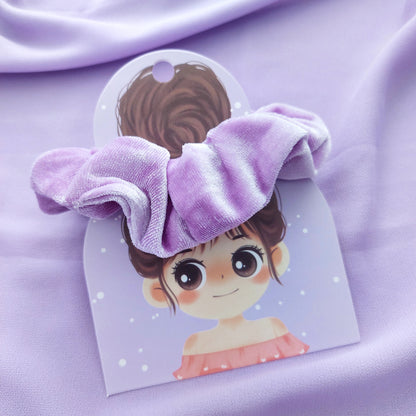 Scrunchies morbidi per capelli