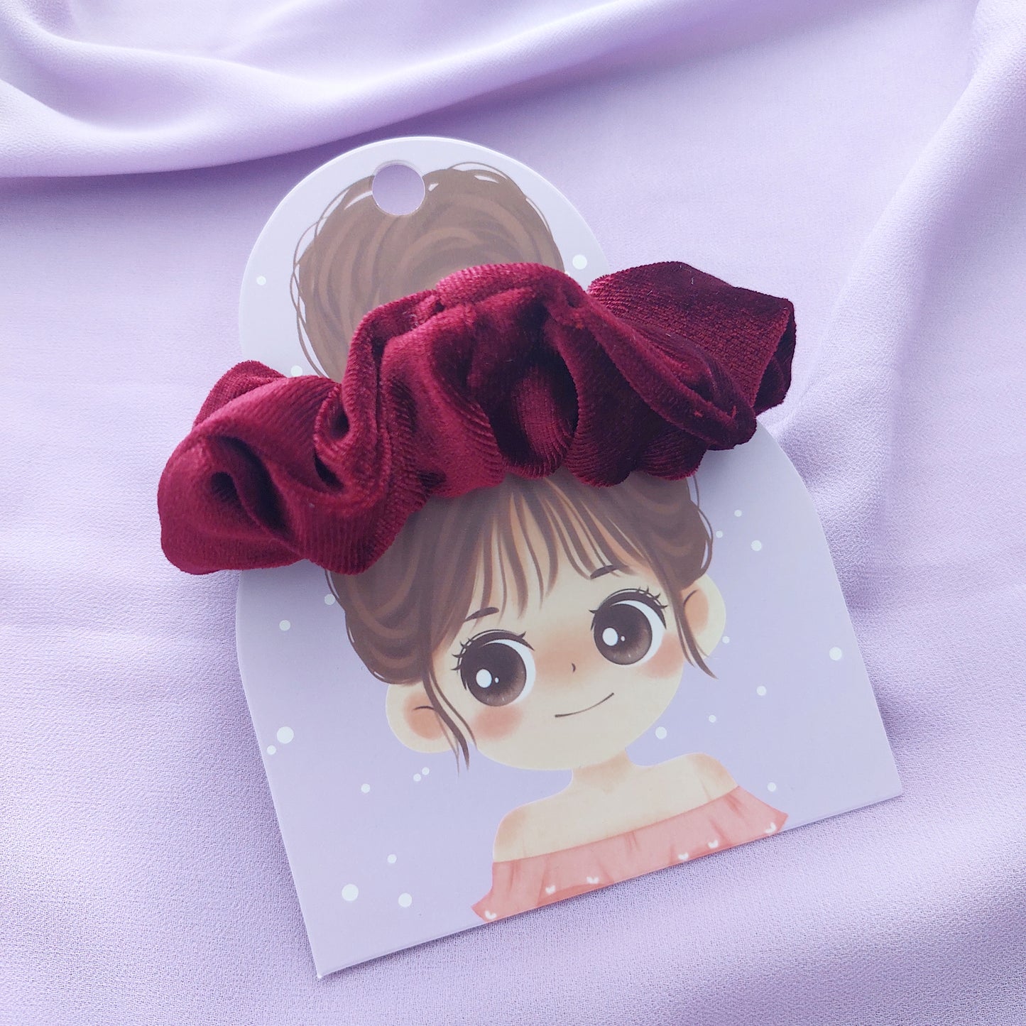 Scrunchies morbidi per capelli