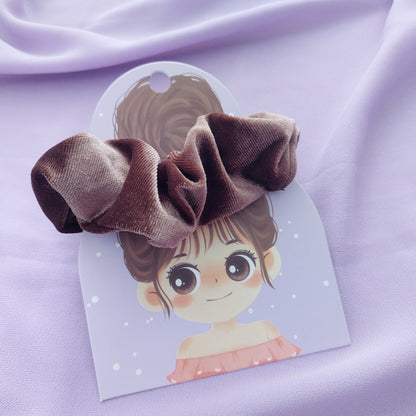 Scrunchies morbidi per capelli