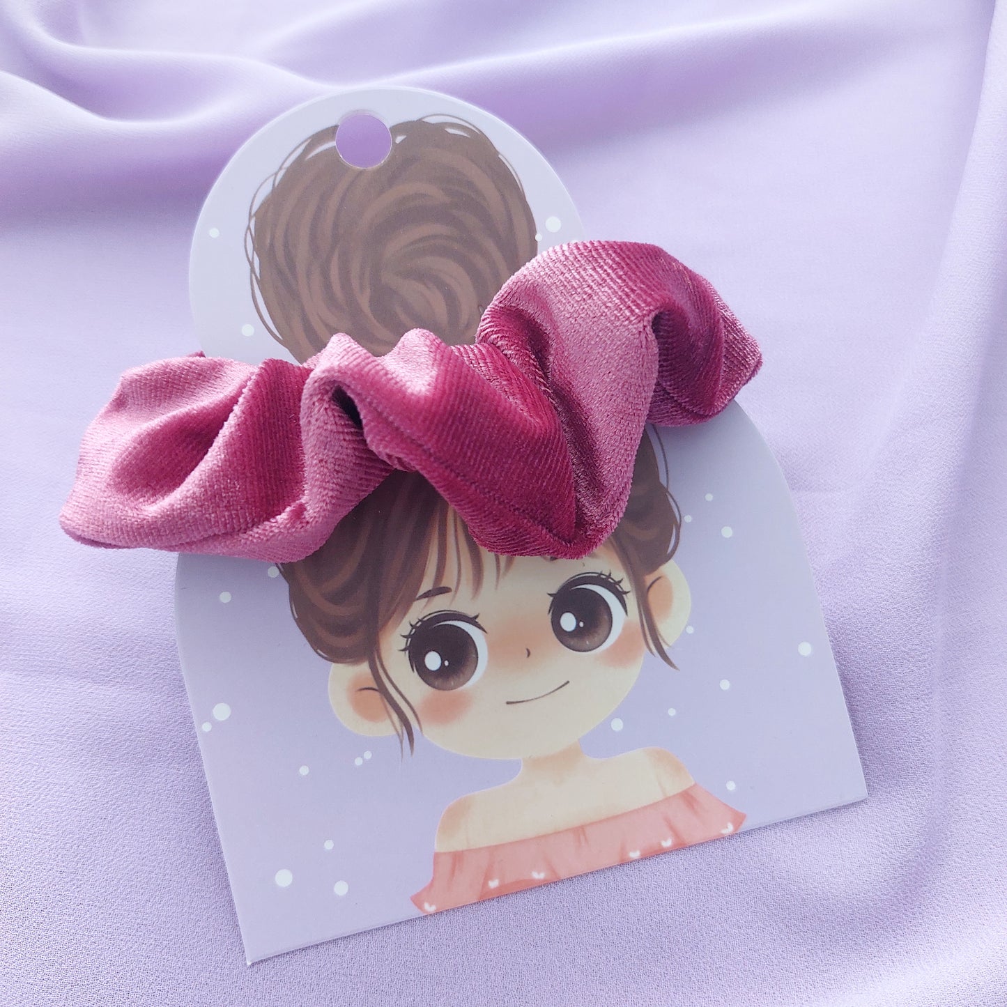 Scrunchies morbidi per capelli