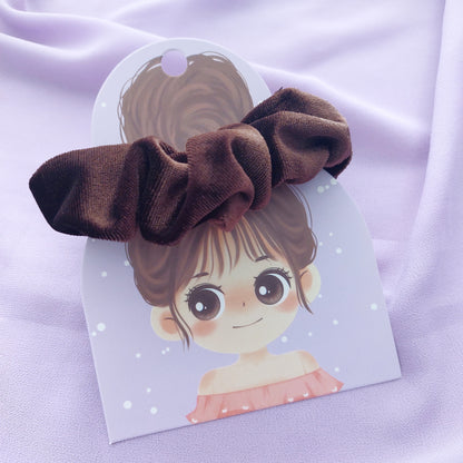 Scrunchies morbidi per capelli