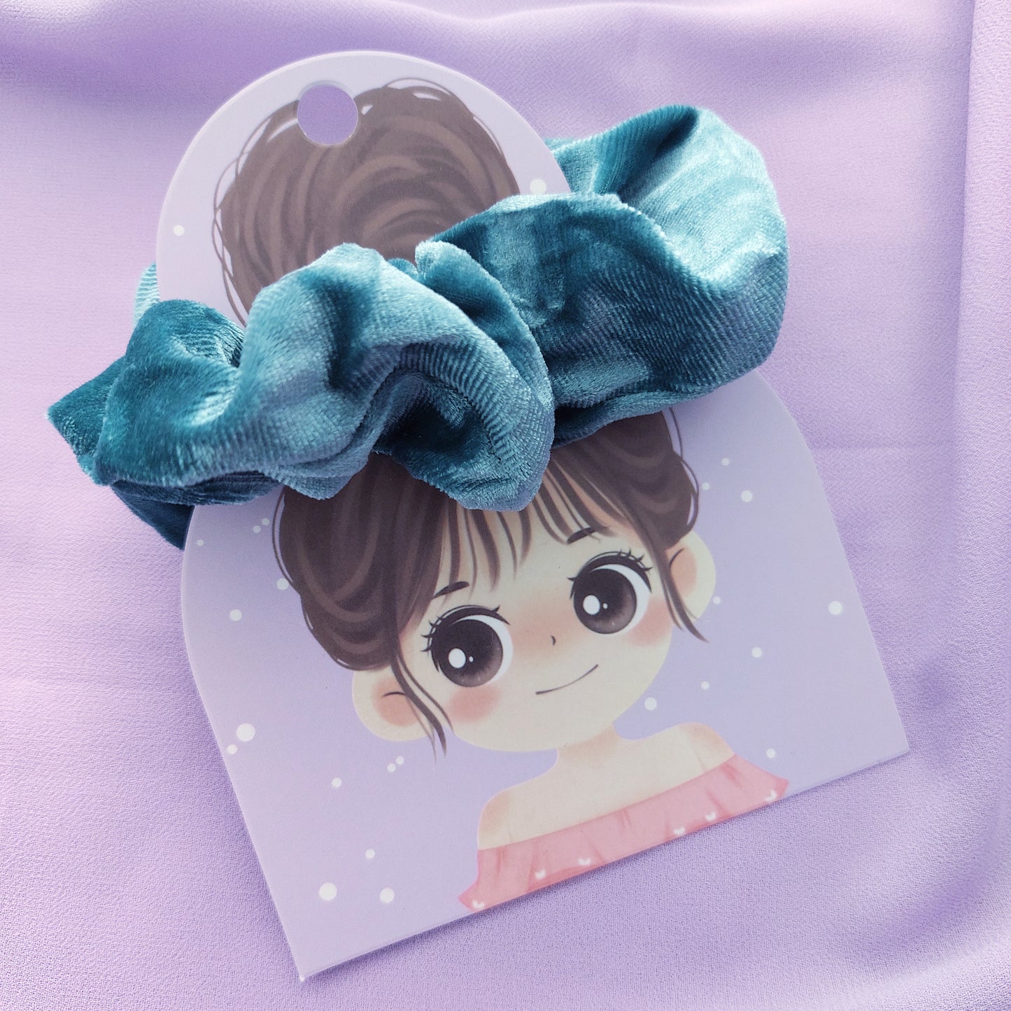 Scrunchies morbidi per capelli