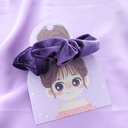 Scrunchies morbidi per capelli