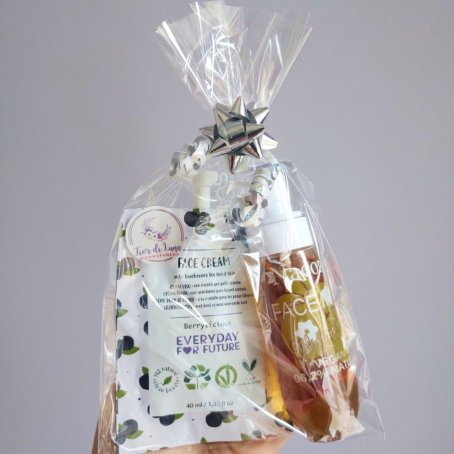 Crema Viso + Acqua Profumata ai Mirtilli