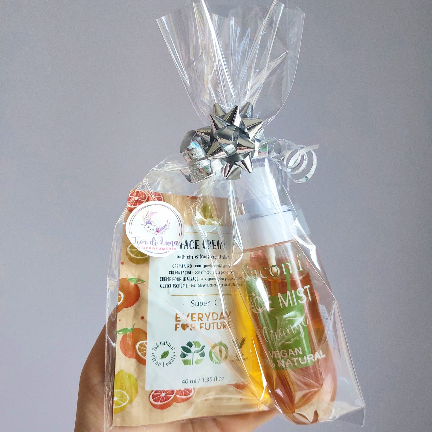 Crema Viso alla Vitamina C + Acqua Profumata all'Arancia