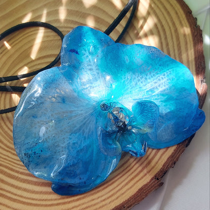 Choker Orchidea Blu