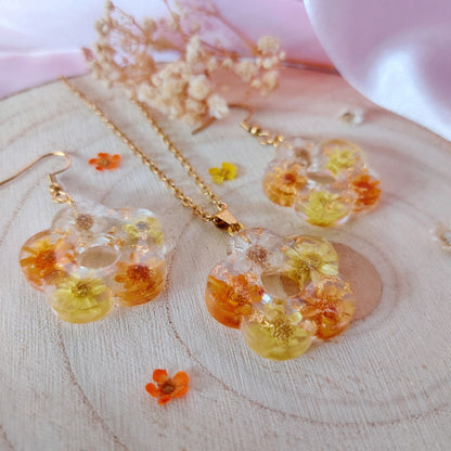 Collana e Orecchini "Fiorella"