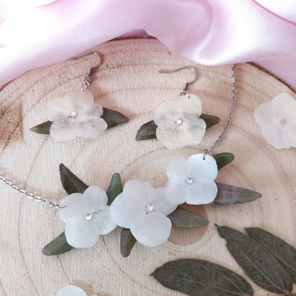 Collana e Orecchini "Soffio di Luce"