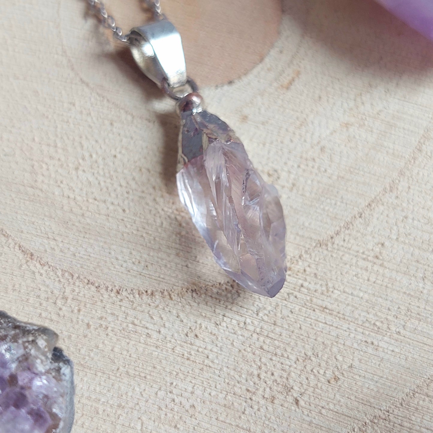 Collana con mini punta di Ametista
