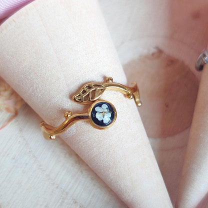 Anello "Intreccio Fiorito"