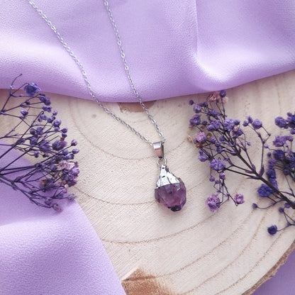 Collana con punta di Ametista