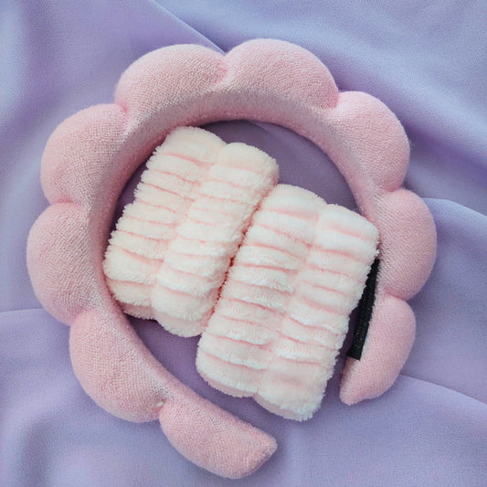 Set Beauty Care - Fascia capelli + Polsini