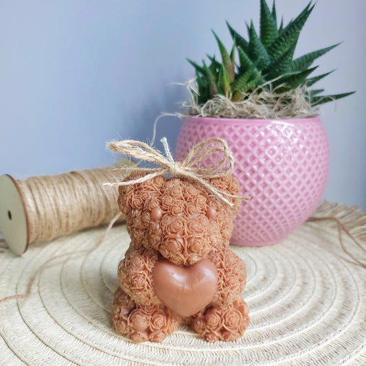 Candela Orsetto "Cuor di Cioccolato"