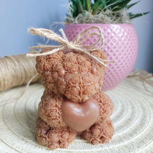 Candela Orsetto "Cuor di Cioccolato"