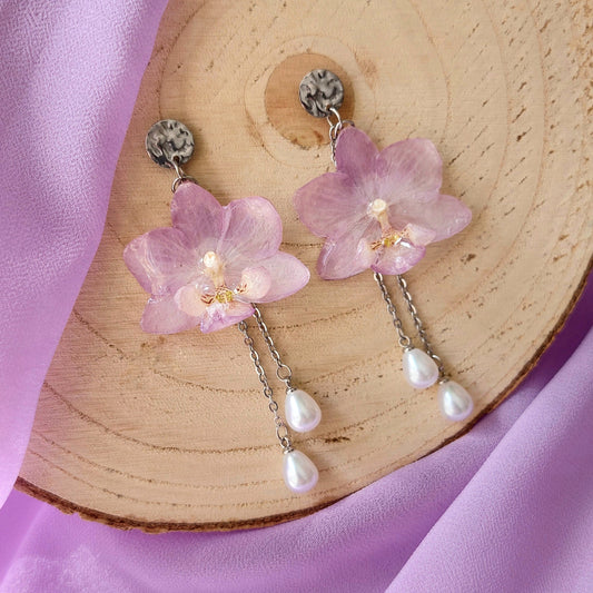 Orecchini Orchidea Mini