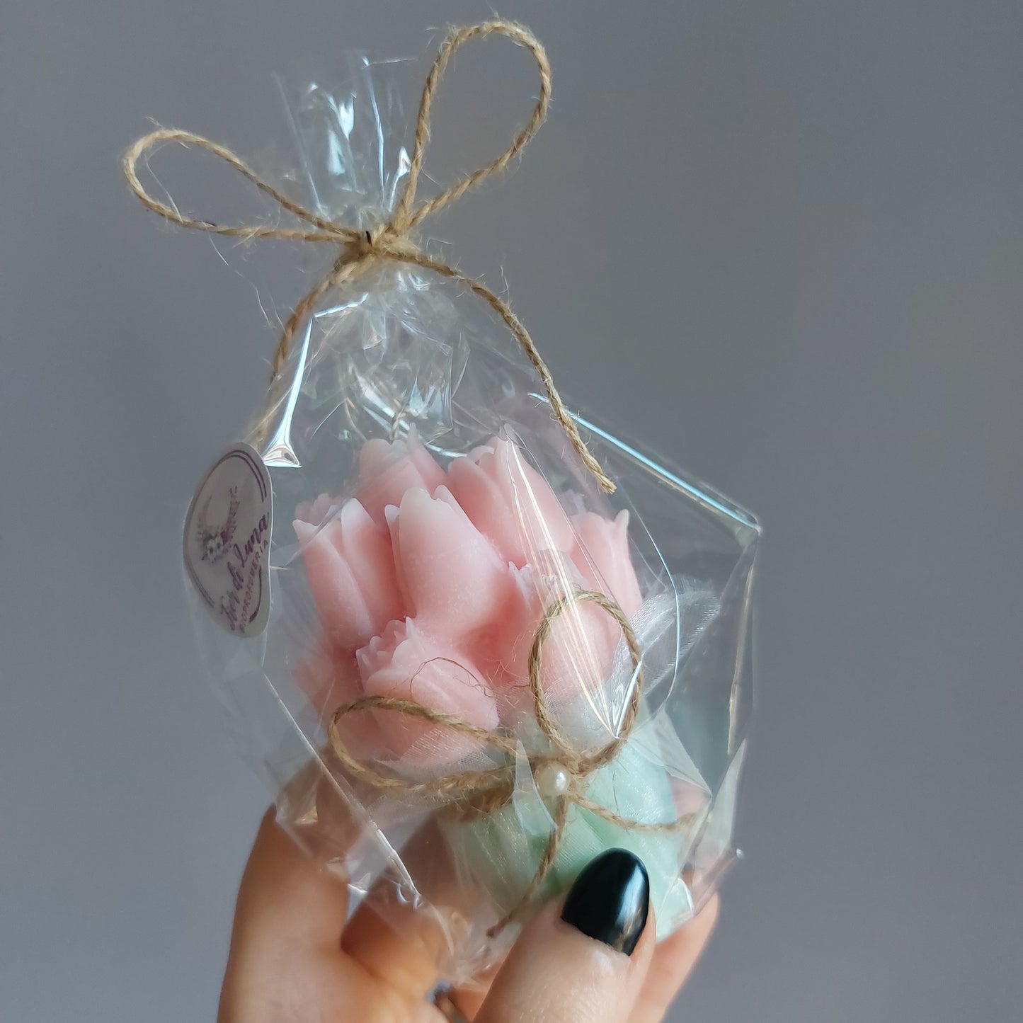 Bouquet di Tulipani profumato - Candela fatta a mano