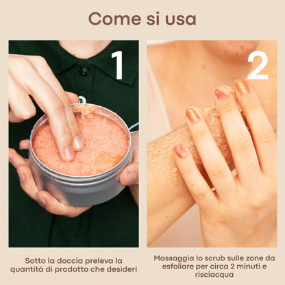 Scrub corpo biologico Mirtillo e Melograno - Officina dei Saponi
