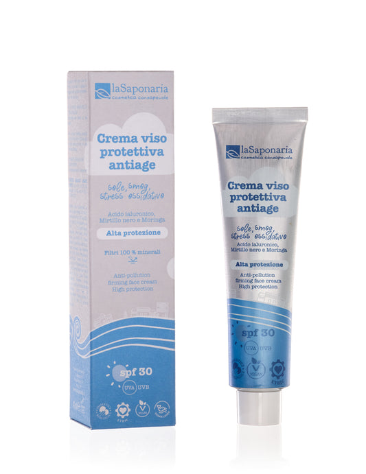 Crema viso protettiva antiage SPF 30 - La Saponaria