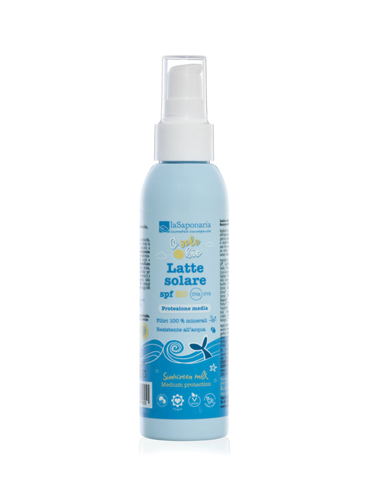 Latte solare SPF 20 - Media protezione La Saponaria
