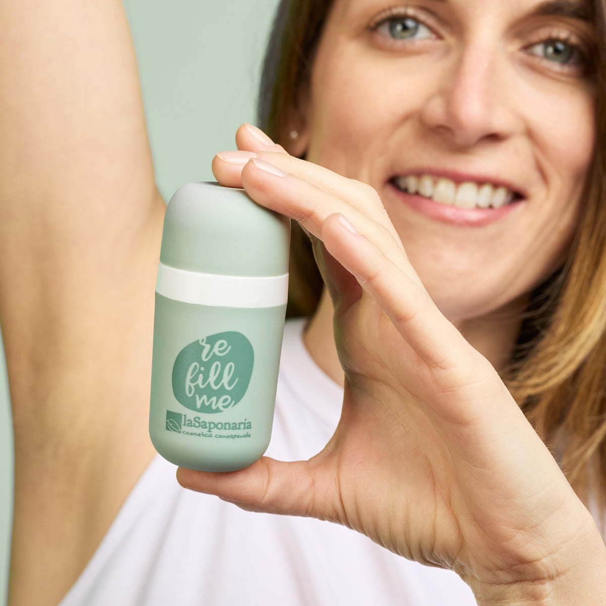 Applicatore deodorante roll-on riutilizzabile La Saponaria