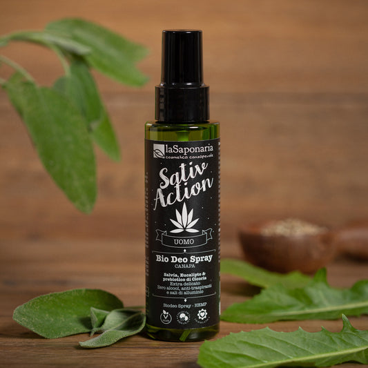 Biodeo Spray Uomo alla Canapa - La Saponaria