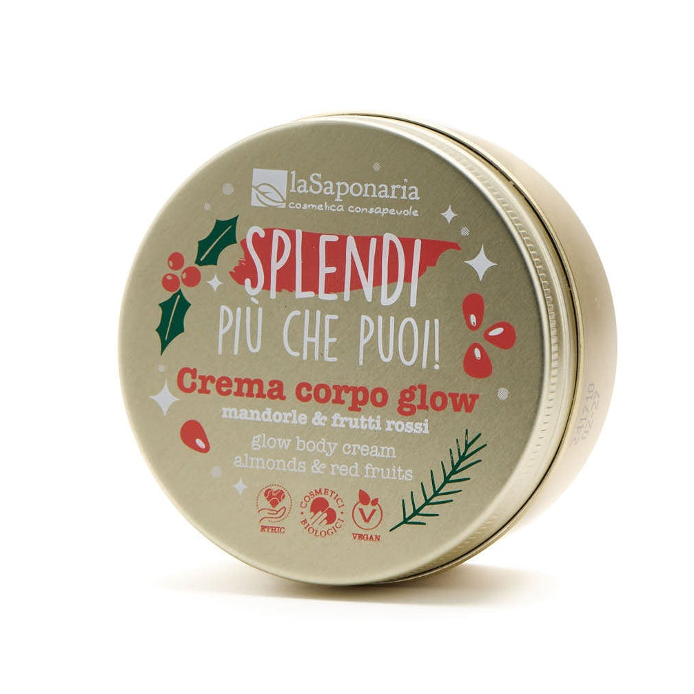 Crema Corpo Glow - Mandorle & Frutti Rossi - La Saponaria