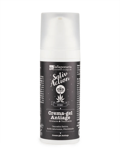 Crema-Gel viso uomo Antiage - La Saponaria