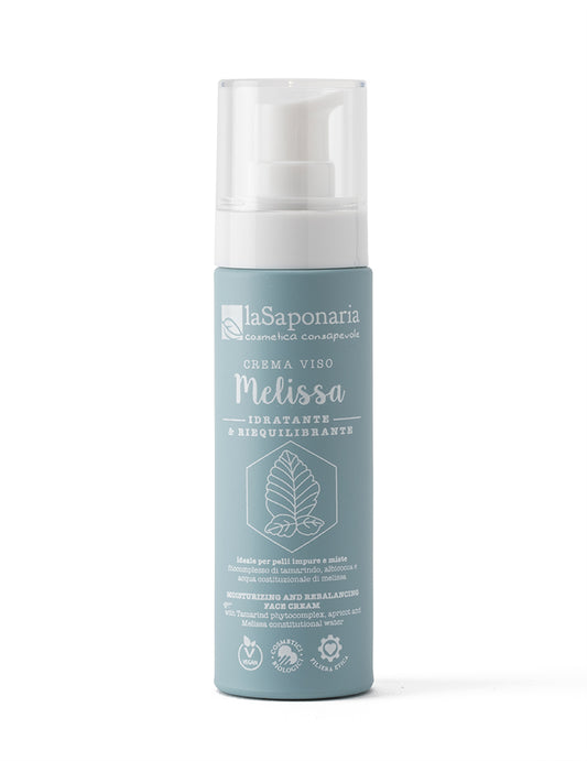Crema viso idratante Melissa - La Saponaria
