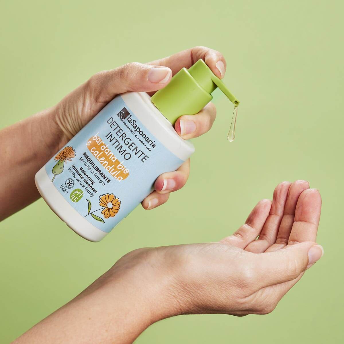 Detergente intimo riequilibrante - Bardana Bio e Calendula La Saponaria