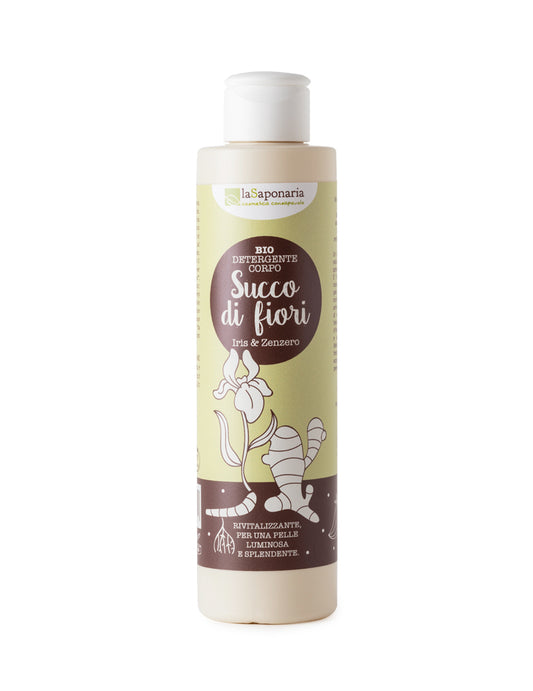 Detergente corpo Iris e Zenzero - Succo di fiori La Saponaria