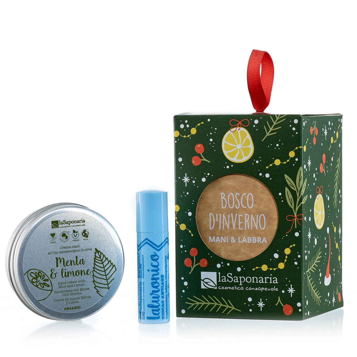 Lanterna "Bosco d'Inverno" Mani e Labbra - La Saponaria