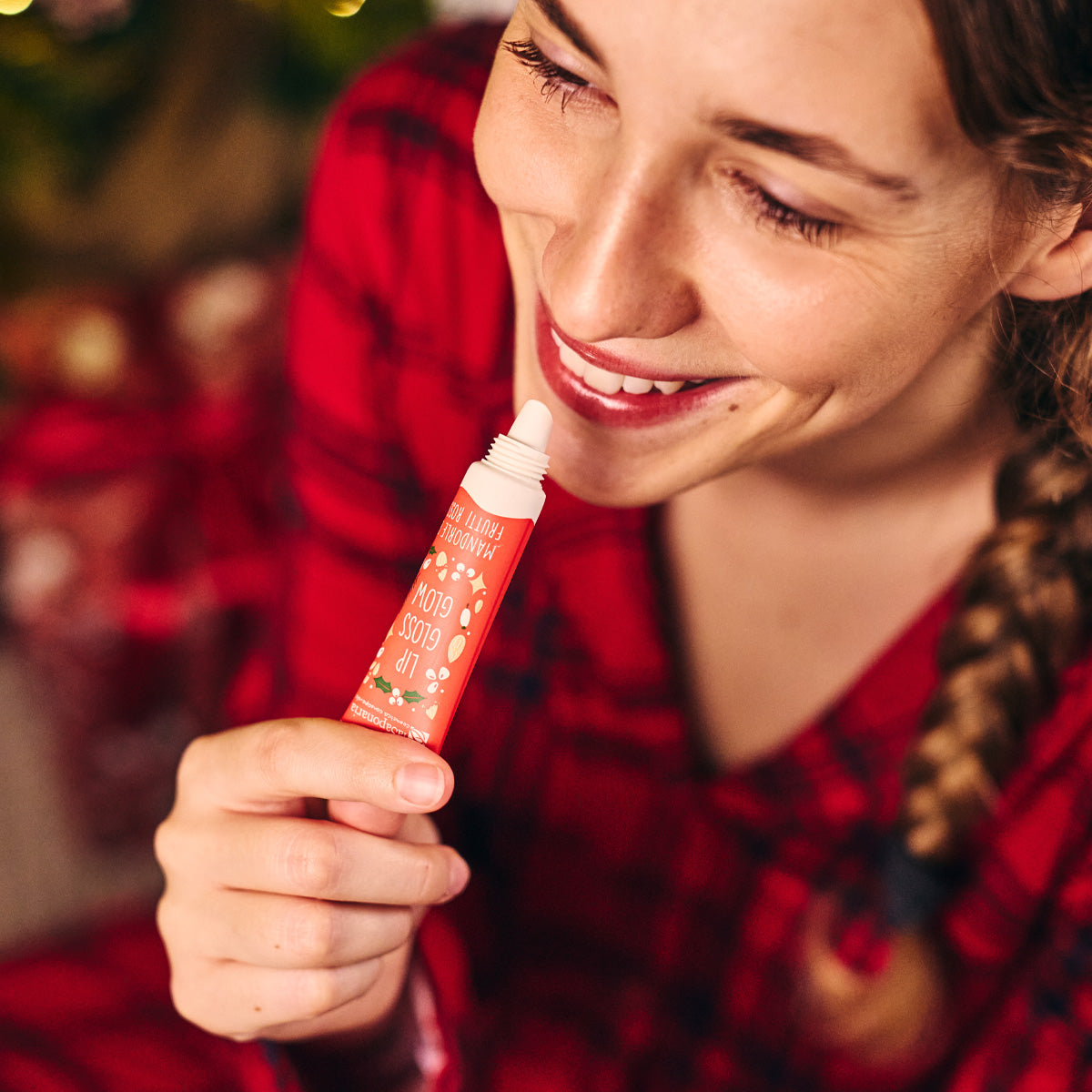 Lip Gloss Glow Mandorle & Frutti Rossi - La Saponaria