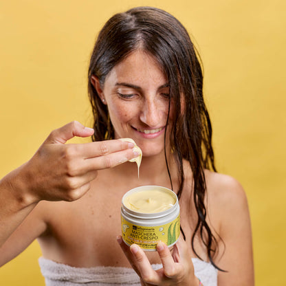 Maschera capelli anti-crespo - La Saponaria
