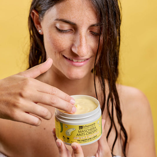 Maschera capelli anti-crespo - La Saponaria