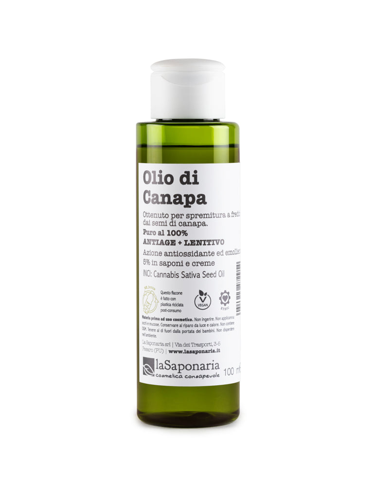 Olio di canapa bio puro al 100%