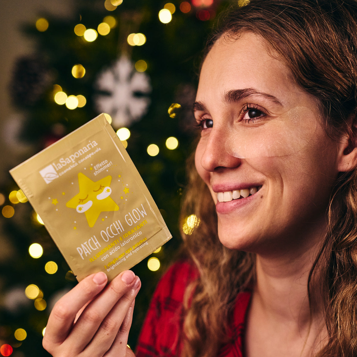 Patch Occhi Glow con Acido Ialuronico - La Saponaria