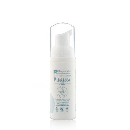 TRAVEL SIZE - Mousse detergente viso Mirtilla (50ml)
