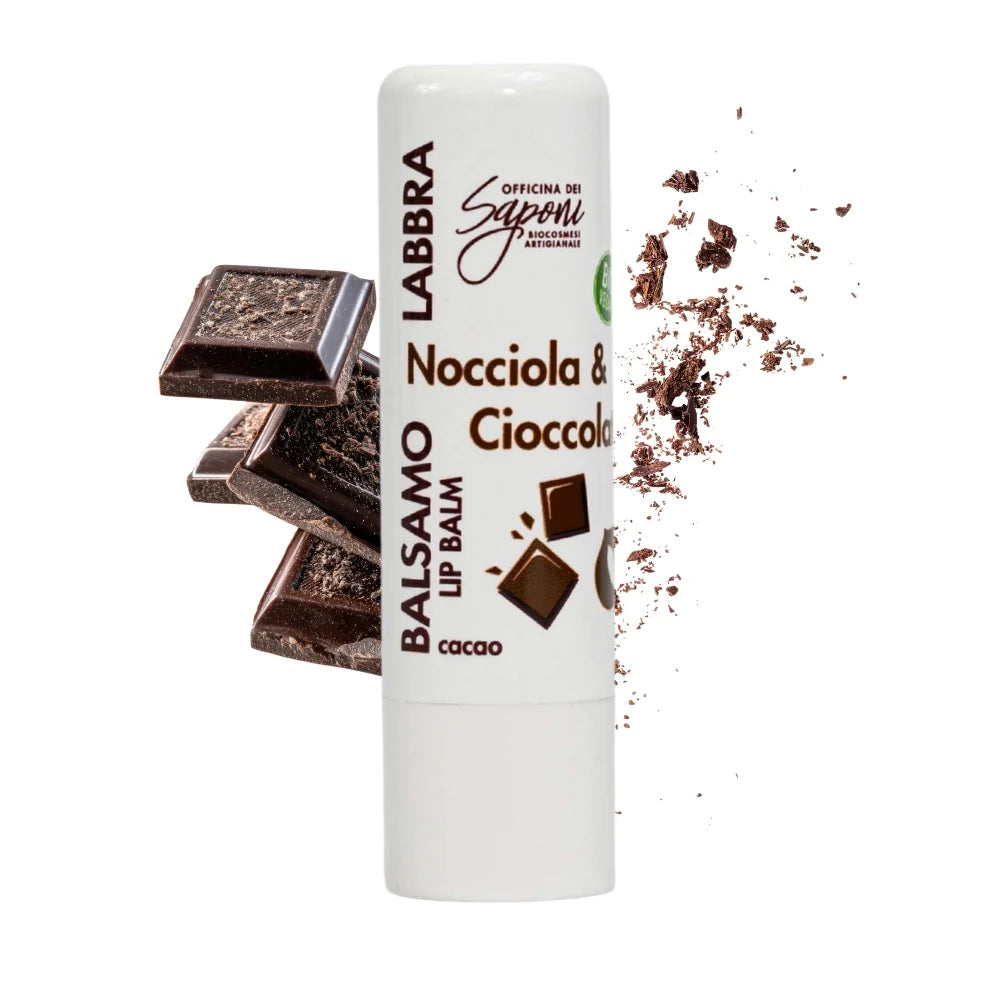 Balsamo labbra Nocciola e Cioccolato - Officina dei Saponi