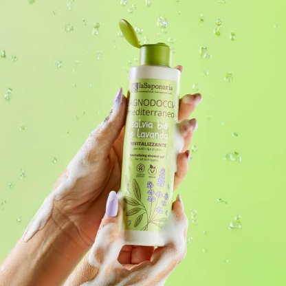 Bagnodoccia La Saponaria Mediterraneo Salvia e Lavanda - Fresco rivitalizzante