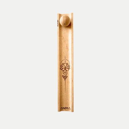 Bruciatore di incenso in legno di faggio - Masala Anima