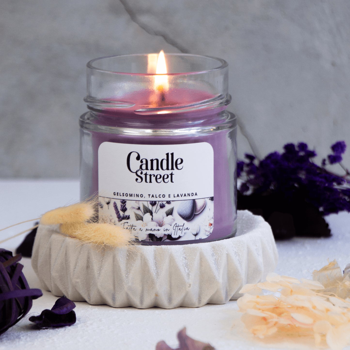 Candle Street - Candela Gelsomino, Talco & Lavanda
