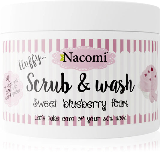 Scrub & Wash "Sweet Blueberry Foam" - Nacomi