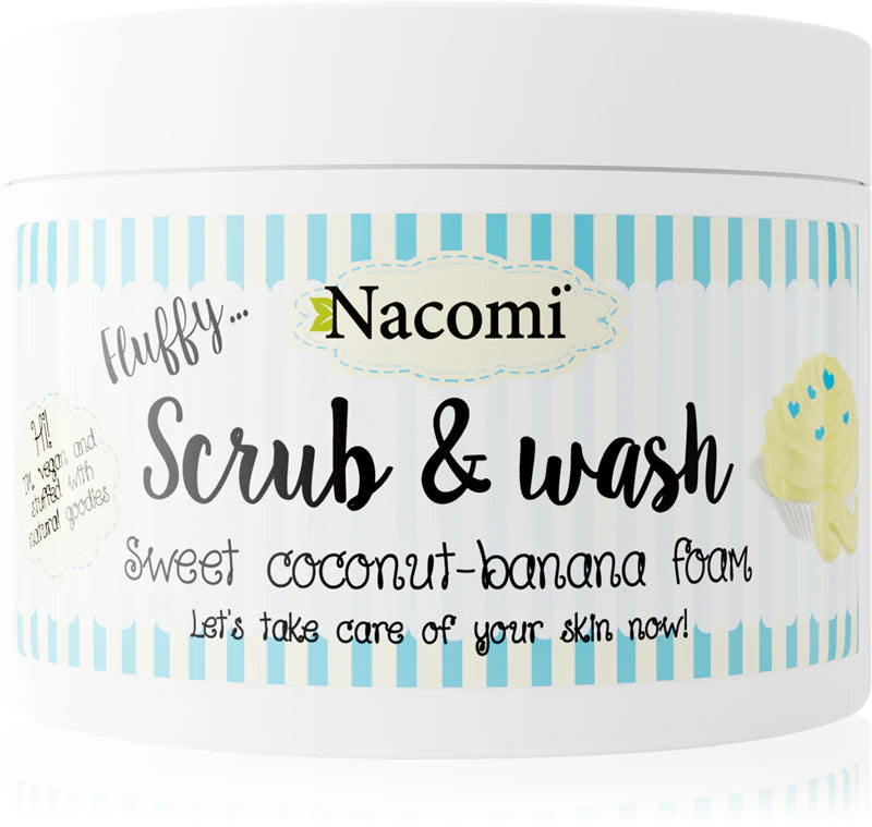 Scrub & Wash "Sweet Coconut-Banana Foam"  - Nacomi
